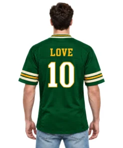 Jordan Love Green Packers Jersey Rivalry Confident Fan Style