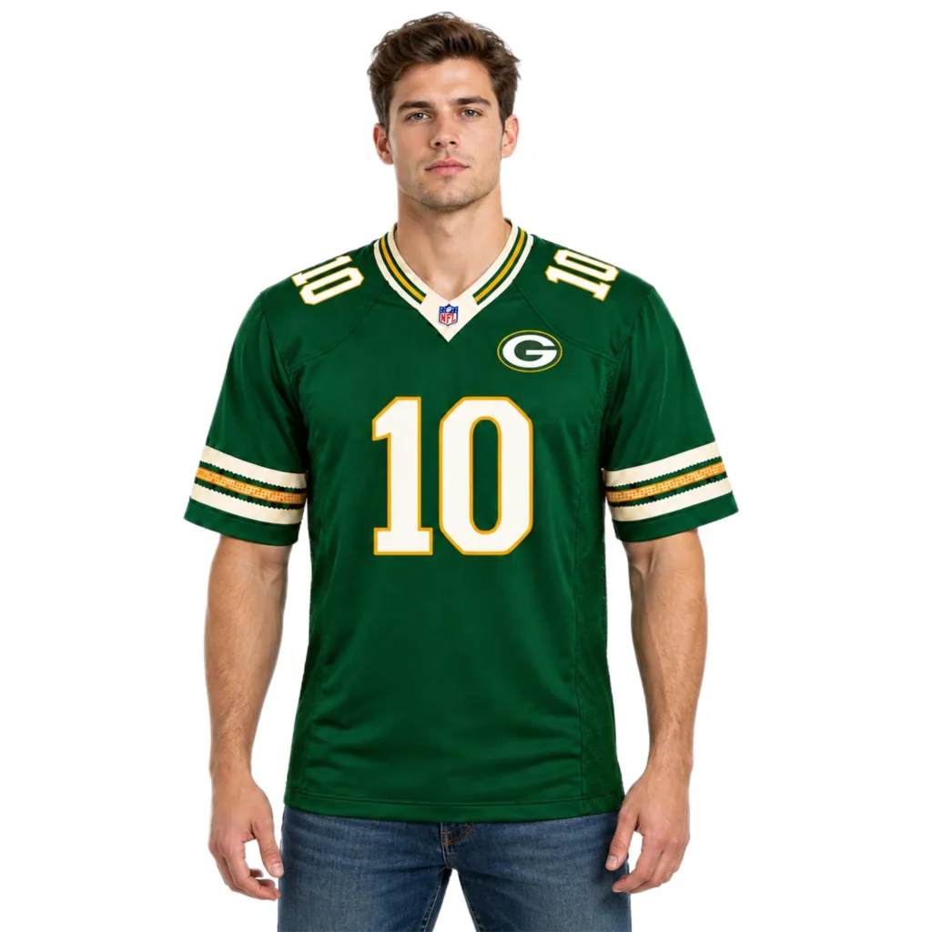Jordan Love Packers Football Jersey Bold Fan Style