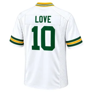 Jordan Love Packers New Jersey White Fresh Fan Style