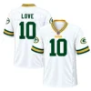 Jordan Love White Packers Jersey Radiant Fan Style