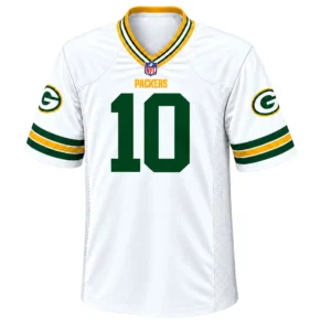 Jordan Love White Packers Jersey Radiant Fan Style