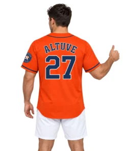 Jose Altuve Houston Astros Jersey Vibrant Orange 2026