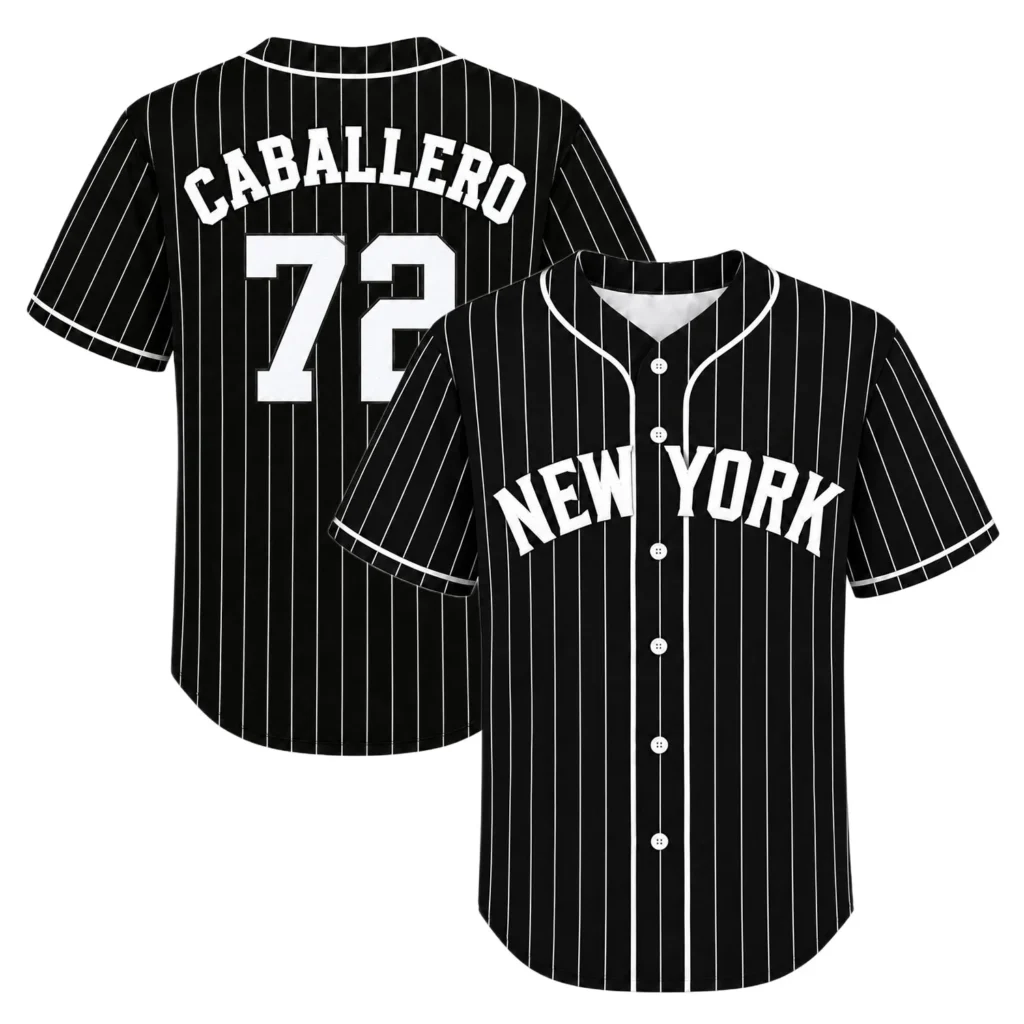 Jose Caballero New York Yankees Jersey Player Vibrant Style