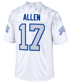 Josh Allen White Football Jersey Stunning Rivalries Style