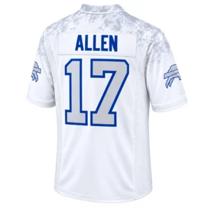 Josh Allen White Football Jersey Stunning Rivalries Style