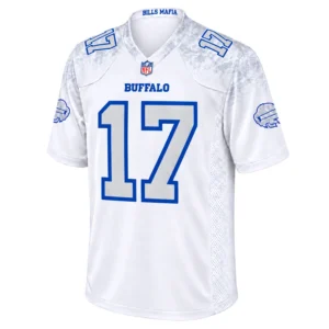 Josh Allen White Football Jersey Stunning Rivalries Style