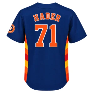 Josh Hader Astros Navy Jersey Dynamic Colorblock Style