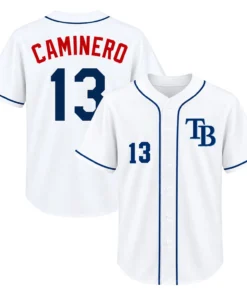 Junior Caminero 2026 White Jersey – TP Rays Vibrant Tee