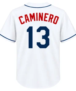 Junior Caminero 2026 White Jersey – TP Rays Vibrant Tee