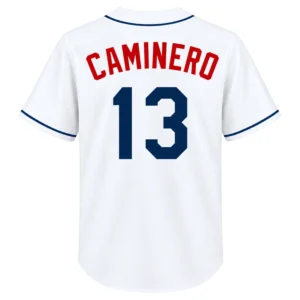 Junior Caminero 2026 White Jersey – TP Rays Vibrant Tee