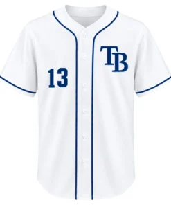 Junior Caminero 2026 White Jersey – TP Rays Vibrant Tee