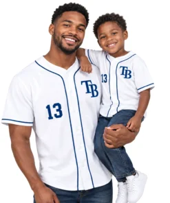 Junior Caminero 2026 White Jersey – TP Rays Vibrant Tee