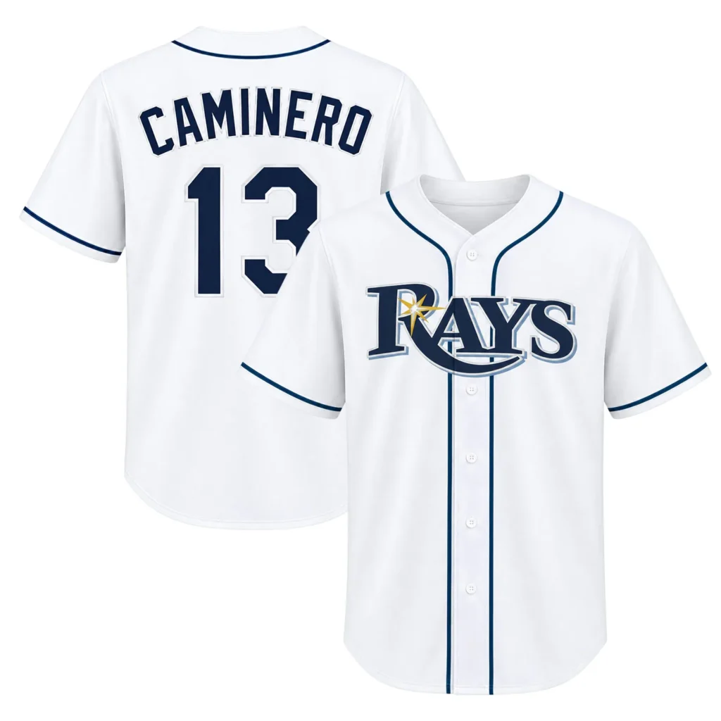 Junior Caminero Jersey Tampa Bay Rays –  Unique Fan Gear