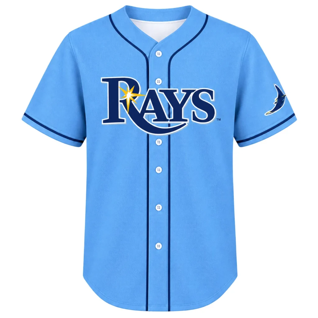 Junior Caminero TB Rays Blue Jersey Inspiring Wear