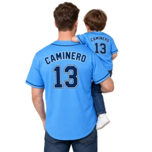 Junior Caminero TB Rays Blue Jersey Inspiring Wear