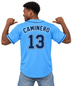 Junior Caminero TB Rays Blue Jersey Inspiring Wear