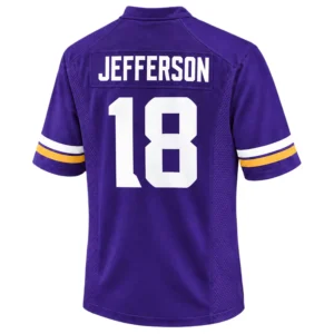 Justin Jefferson Jersey Number Vikings Fan Gift Exceptional