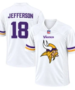Justin Jefferson Purple Vikings Jersey Team Spirit Distinctive
