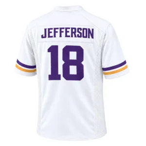 Justin Jefferson Purple Vikings Jersey Team Spirit Distinctive