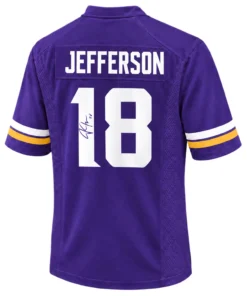 Justin Jefferson Vikings Purple Jersey Bold Fanwear
