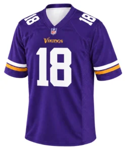 Justin Jefferson Vikings Purple Jersey Bold Fanwear
