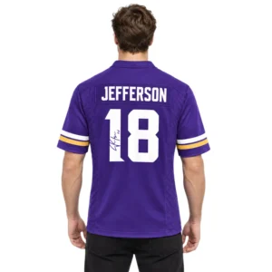 Justin Jefferson Vikings Purple Jersey Bold Fanwear