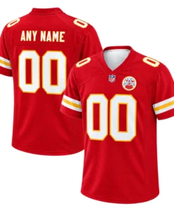 Kansas City Chiefs Jersey Custom Name and Number Bold
