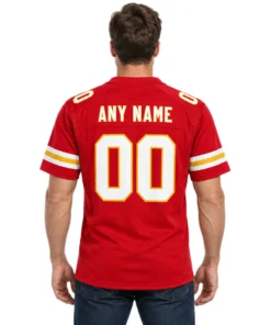 Kansas City Chiefs Jersey Custom Name and Number Bold