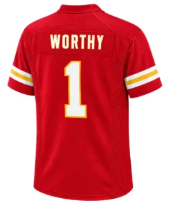 Kansas City Chiefs Xavier Worthy Jersey Spirited Fanwear