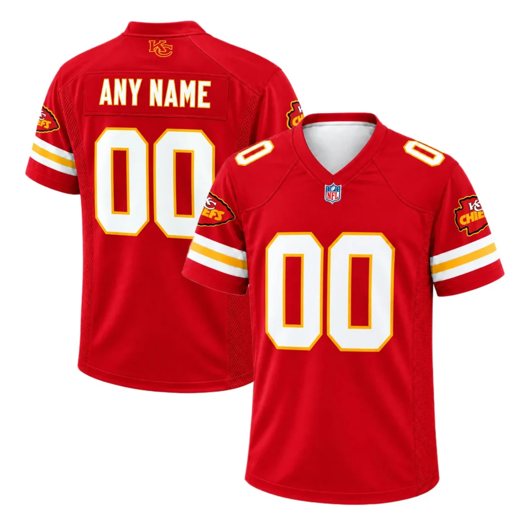 KC Chiefs Personalized Home Jersey Fan Gift Captivating
