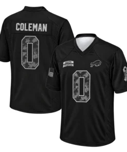 Keon Coleman Salute to Service Jersey Elite Black 2026