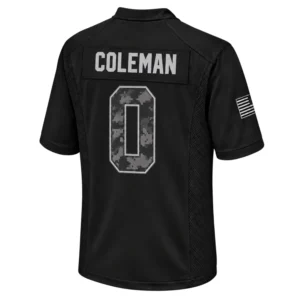 Keon Coleman Salute to Service Jersey Elite Black 2026