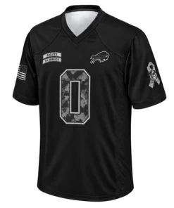 Keon Coleman Salute to Service Jersey Elite Black 2026