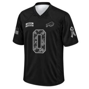 Keon Coleman Salute to Service Jersey Elite Black 2026