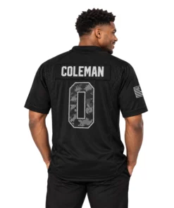 Keon Coleman Salute to Service Jersey Elite Black 2026