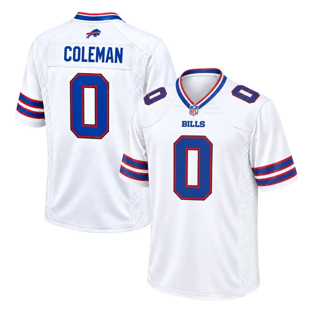 Keon Coleman White Bills Jersey Remarkable Player Style