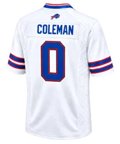 Keon Coleman White Bills Jersey Remarkable Player Style