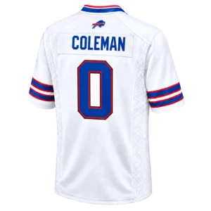 Keon Coleman White Bills Jersey Remarkable Player Style