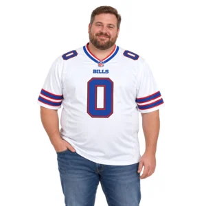 Keon Coleman White Bills Jersey Remarkable Player Style