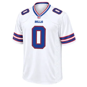 Keon Coleman White Bills Jersey Remarkable Player Style