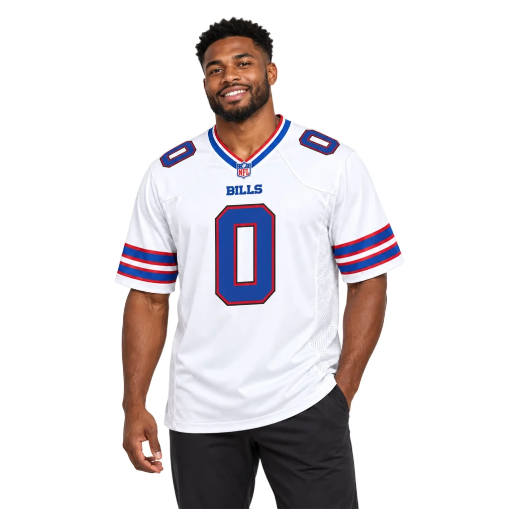Keon Coleman White Bills Jersey Remarkable Player Style