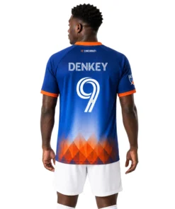 Kevin Denkey Fc Cincy Blue Jersey Attractive Fan Wear