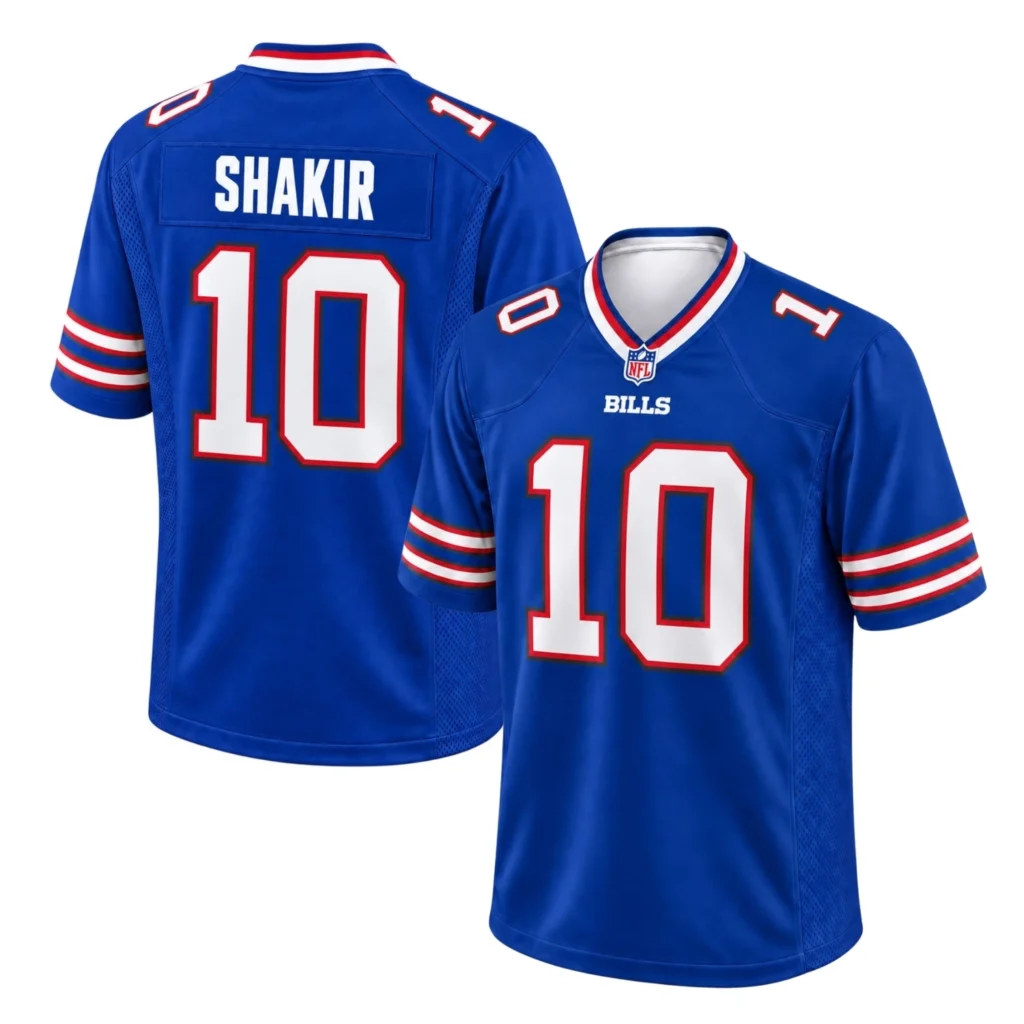 Khalil Shakir Bills Jersey Vibrant 2026 Royal Blue Design