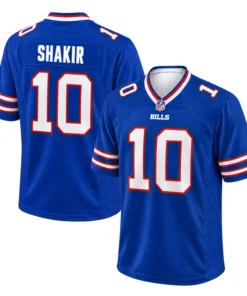 Khalil Shakir Bills Jersey Vibrant 2026 Royal Blue Design