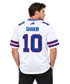 Khalil Shakir Football Mom Jersey Stunning White Bills Style