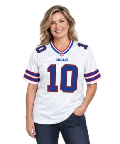 Khalil Shakir Football Mom Jersey Stunning White Bills Style