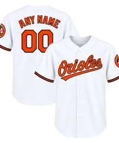 Kids Baltimore Orioles White Jersey Custom Legendary Team Spirit