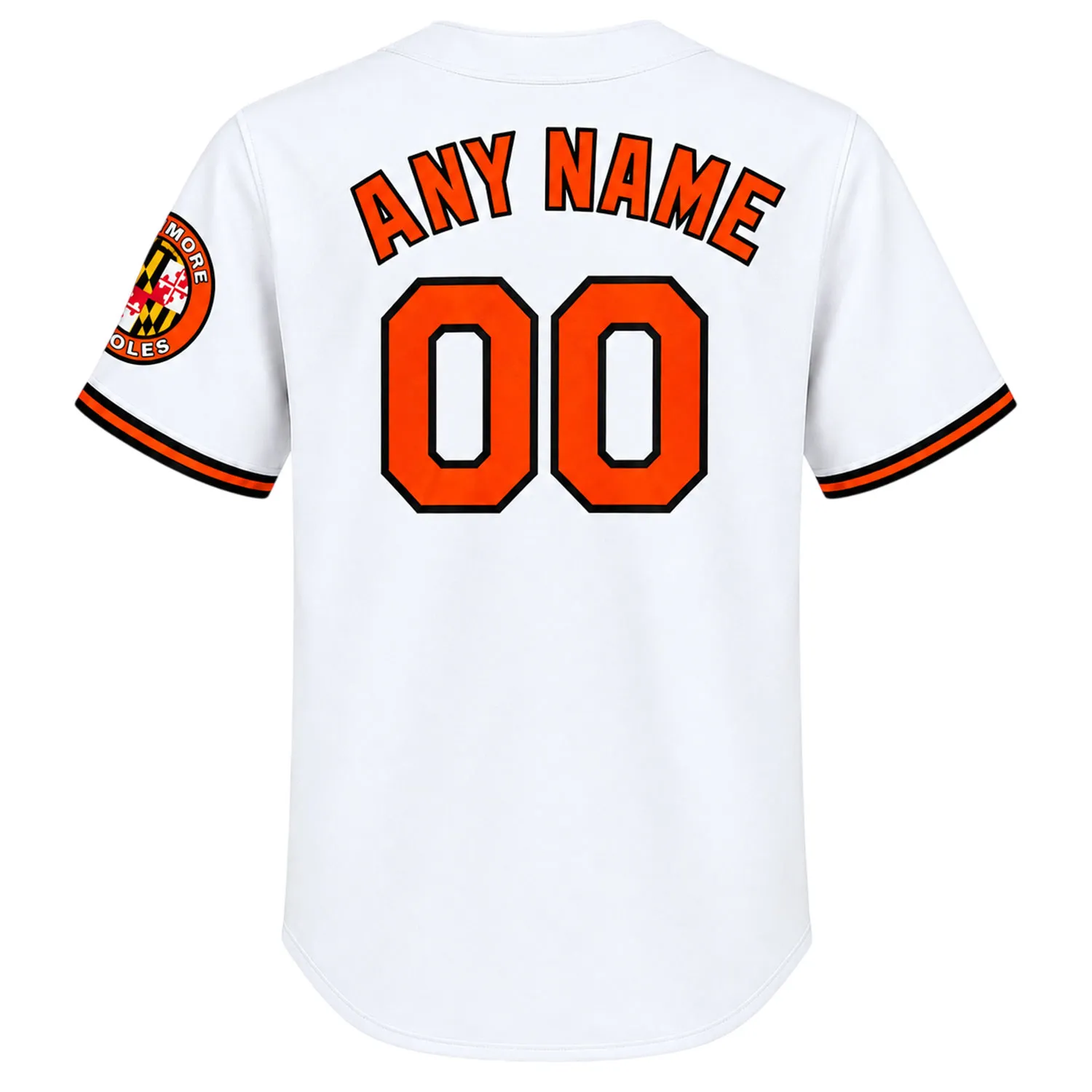 Kids Baltimore Orioles White Jersey Custom Legendary Team Spirit