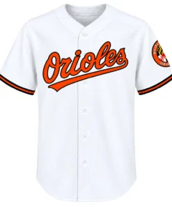 Kids Baltimore Orioles White Jersey Custom Legendary Team Spirit