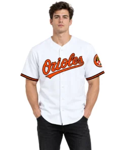 Kids Baltimore Orioles White Jersey Custom Legendary Team Spirit